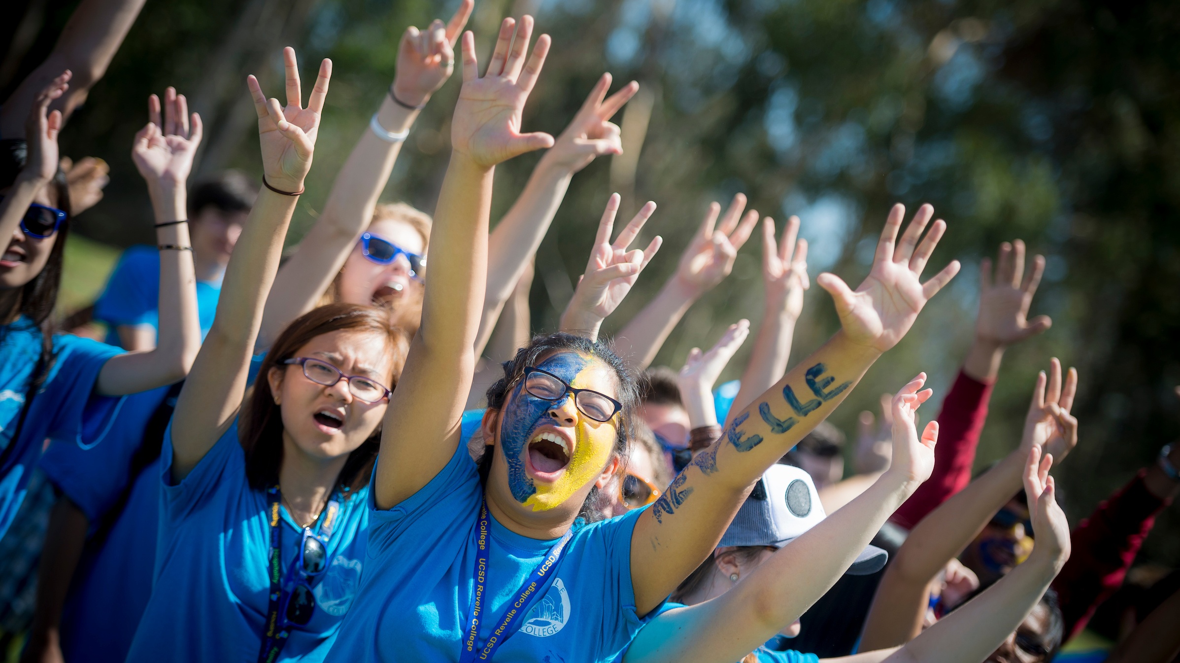 Small group of UC San Diego students