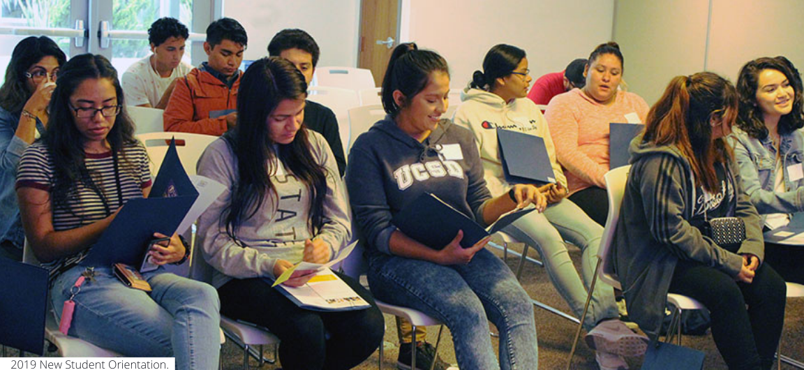 UC San Diego students in a workshop